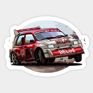 MG Metro Belge Group B - Illustration Sticker